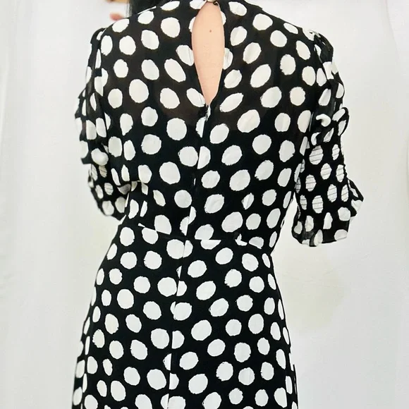 Reformation Carolena Luna Polka Dot Maxi Dress - Picture 5 of 14